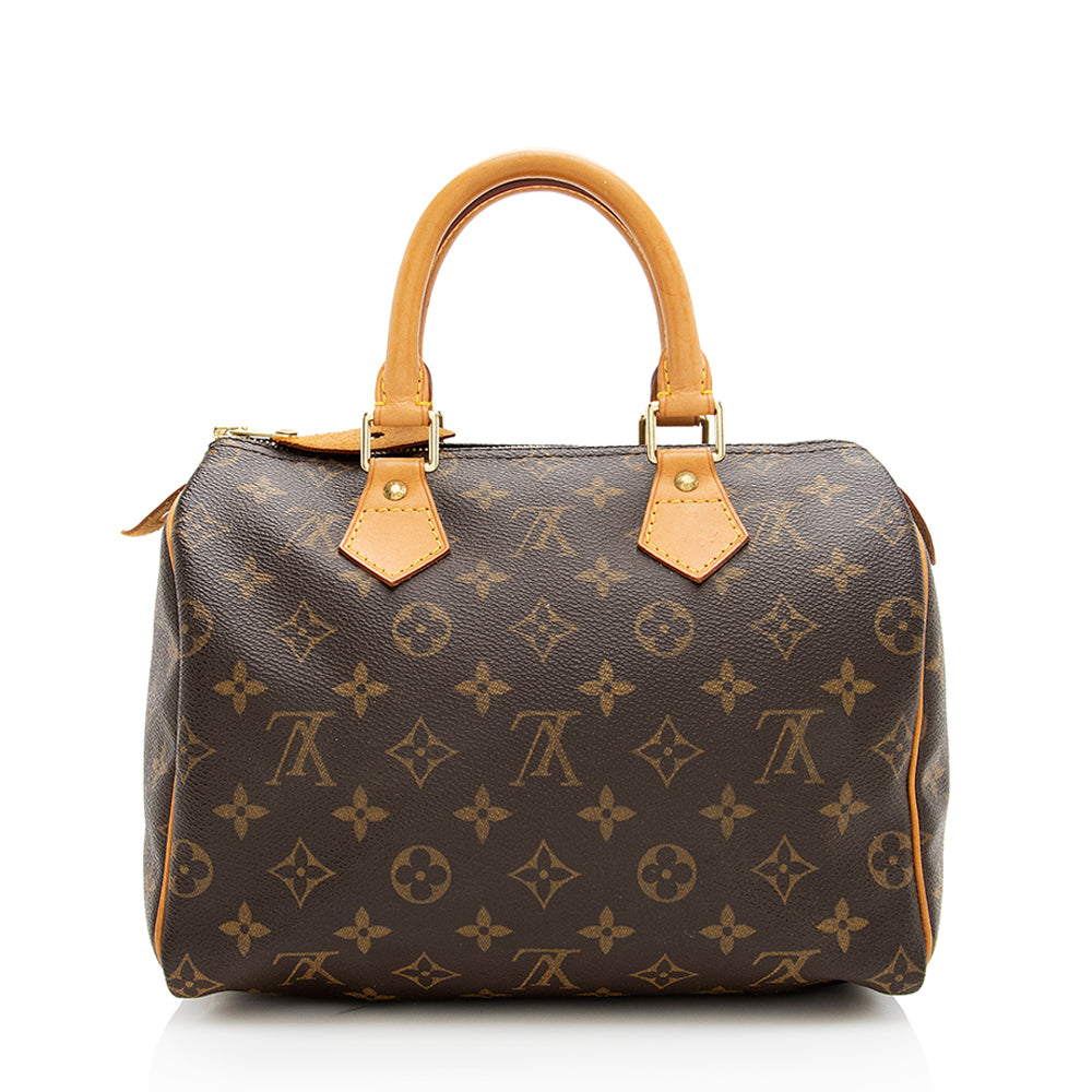 Louis Vuitton Vintage Monogram Canvas Speedy 25 Satchel (SHF-5p2onE)