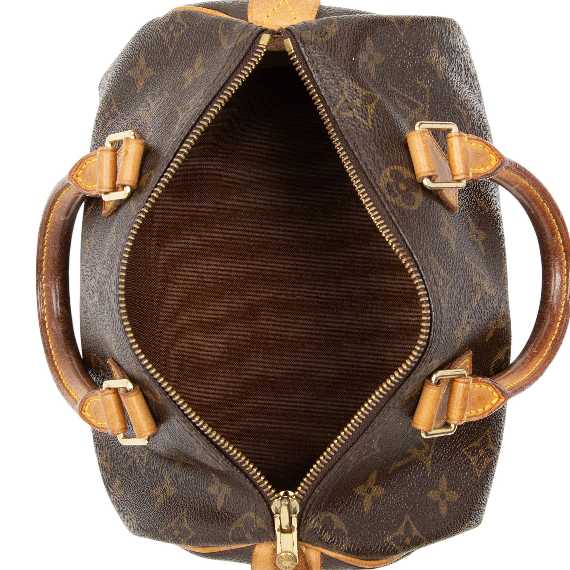 Louis Vuitton Vintage Monogram Canvas Speedy 25 Satchel (SHF-GB815h)