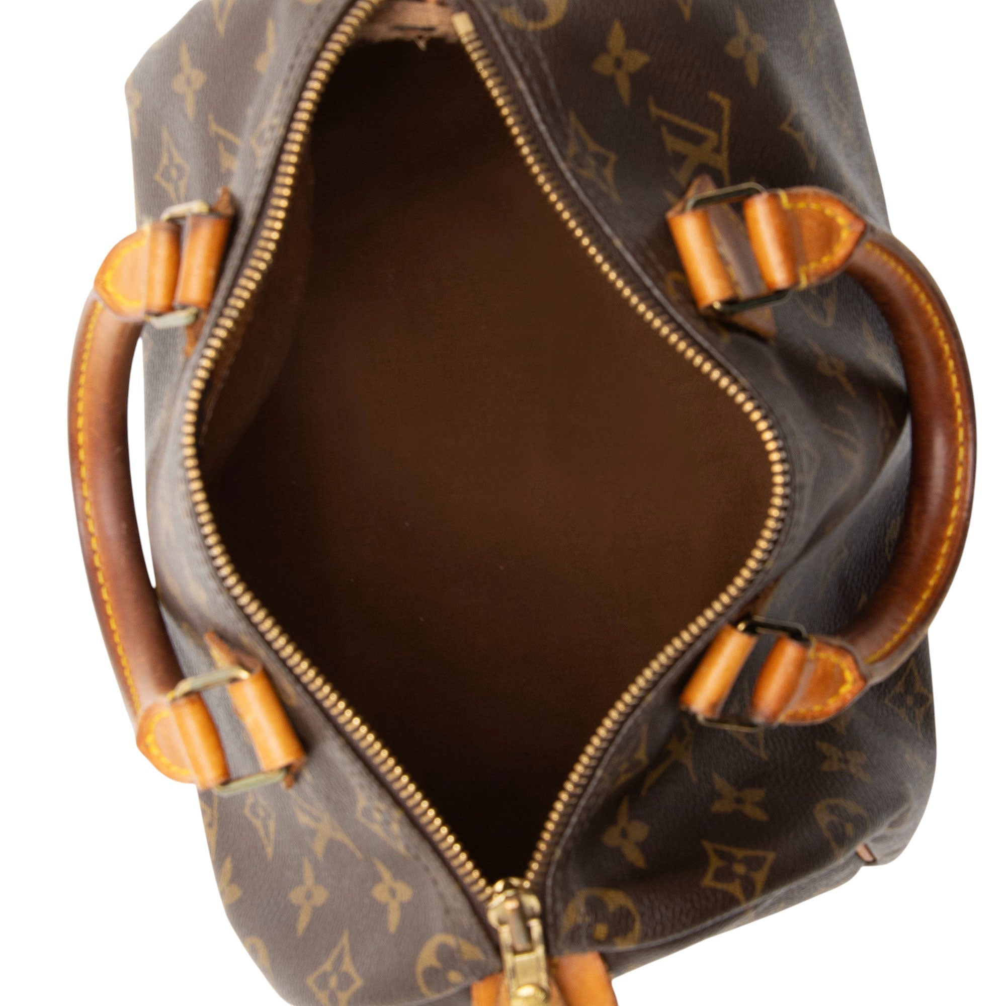 Louis Vuitton Vintage Monogram Canvas Speedy 25 Satchel