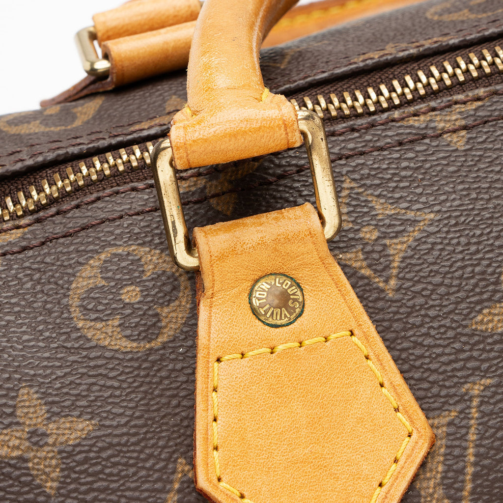 Louis Vuitton Vintage Monogram Canvas Speedy 30 Satchel - FINAL SALE (SHF-i487yQ)
