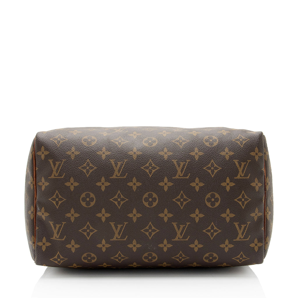 Louis Vuitton Vintage Monogram Canvas Speedy 30 Satchel (SHF-3F2a97)