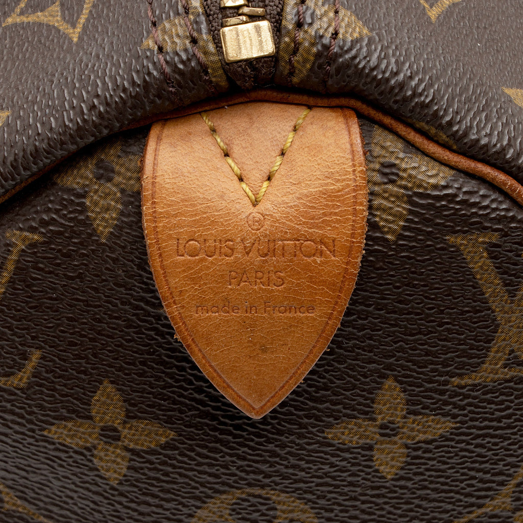 Louis Vuitton Vintage Monogram Canvas Speedy 30 Satchel (SHF-3F2a97)
