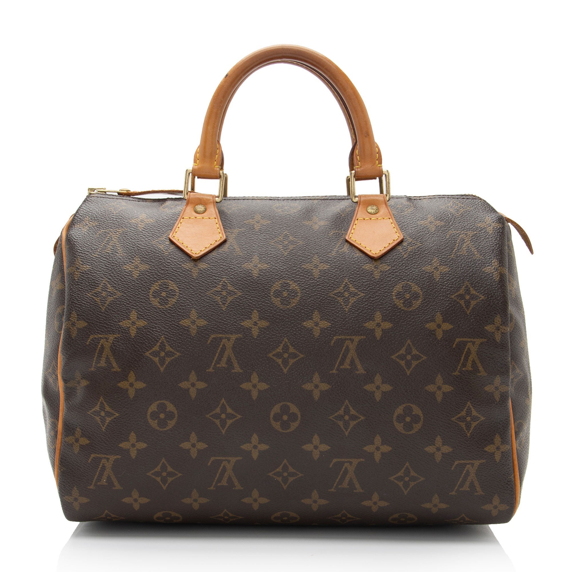 Louis Vuitton Vintage Monogram Canvas Speedy 30 Satchel (SHF-Owe8gC)