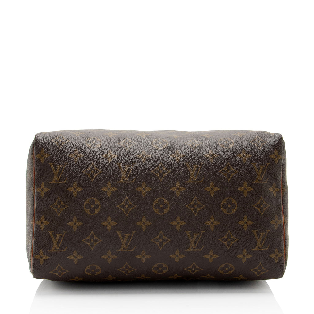 Louis Vuitton Vintage Monogram Canvas Speedy 30 Satchel (SHF-KJo9AE)