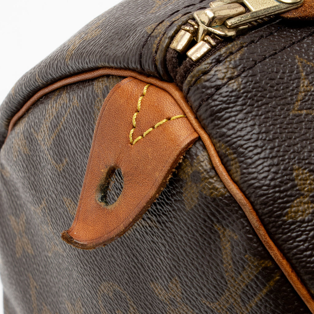 Louis Vuitton Vintage Monogram Canvas Speedy 30 Satchel (SHF-KJo9AE)
