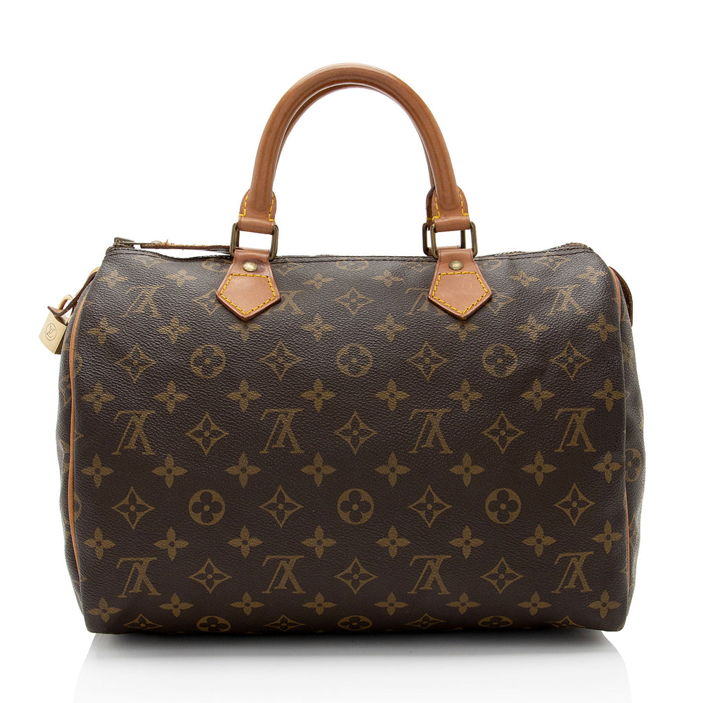 Louis Vuitton Vintage Monogram Canvas Speedy 30 Satchel (SHF-qPZpG7)