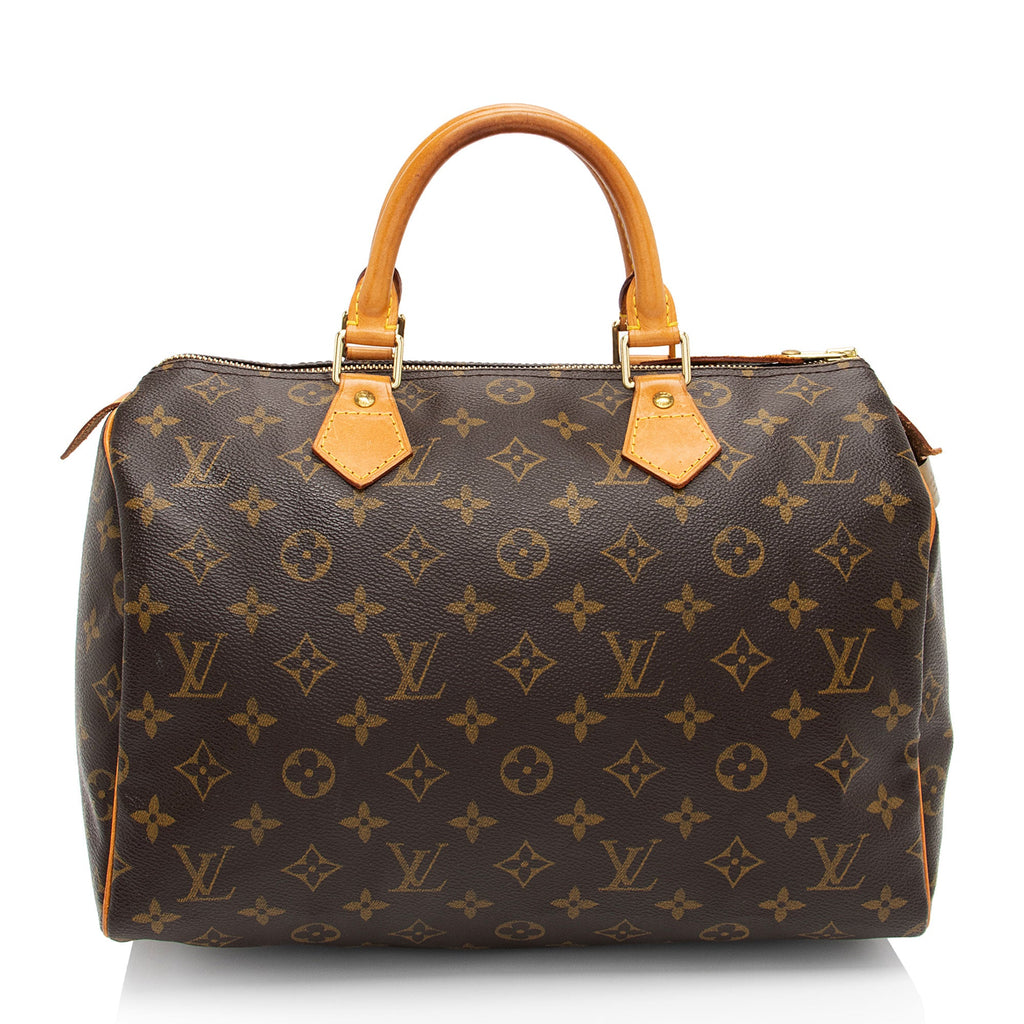 Louis Vuitton Vintage Monogram Canvas Speedy 30 Satchel (SHF-Vrb4VS)