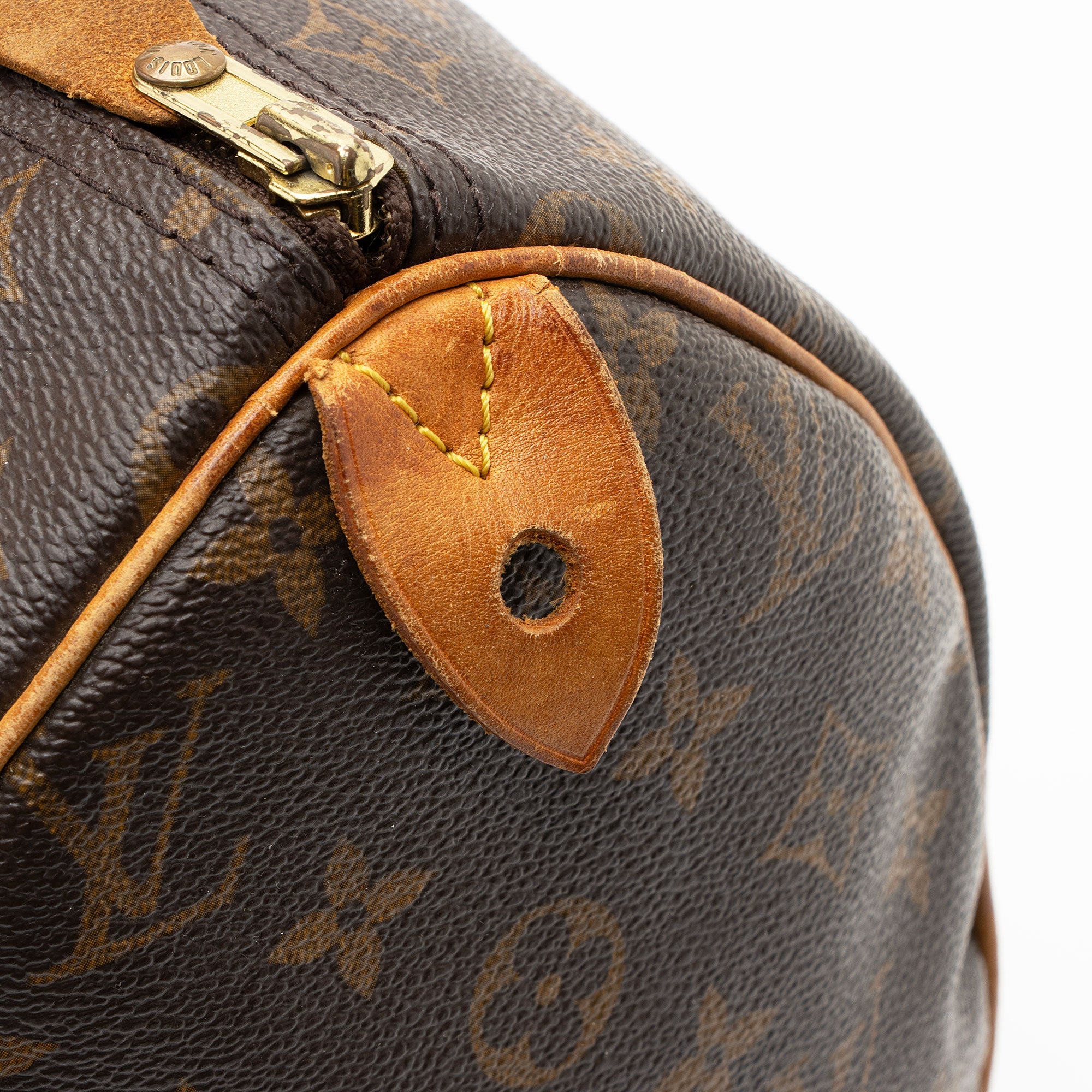 Louis Vuitton Vintage Monogram Canvas Speedy 30 Satchel (SHF-suVW6Y)