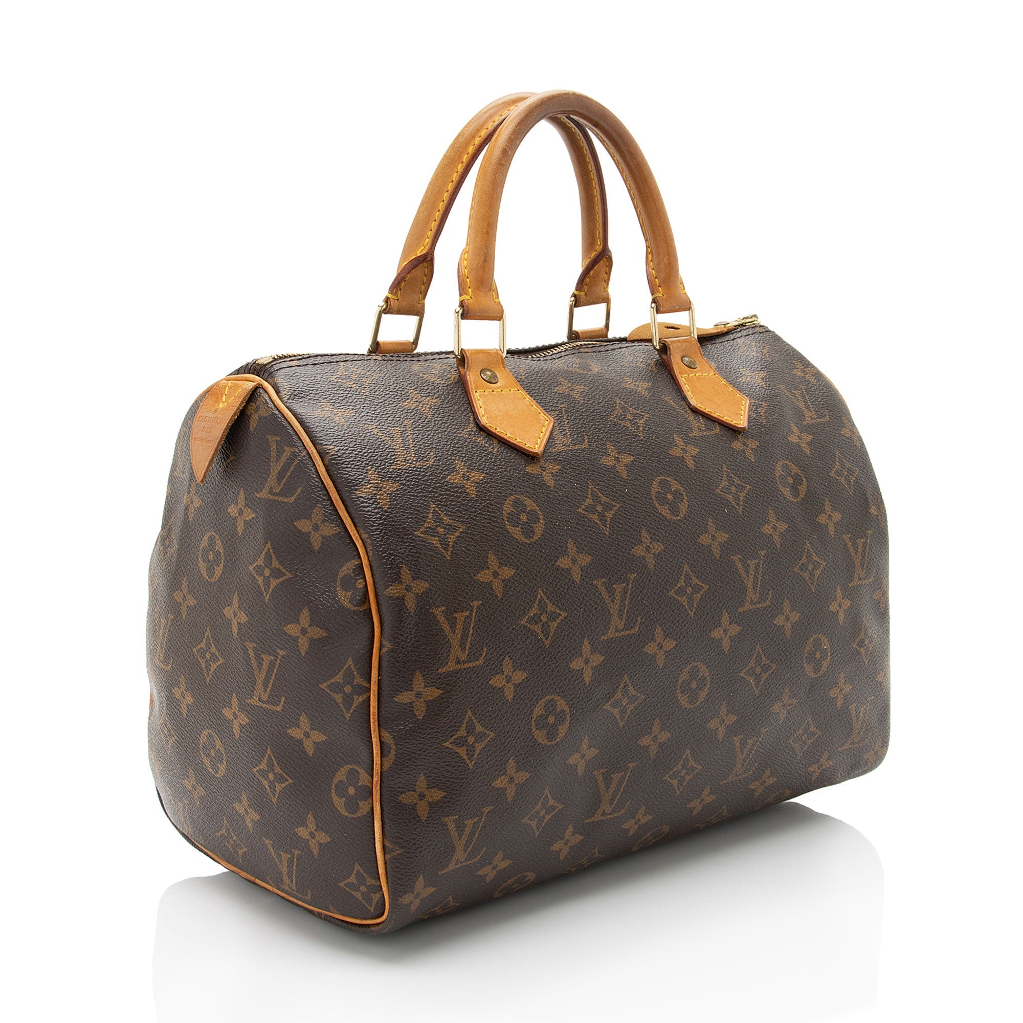 Louis Vuitton Vintage Monogram Canvas Speedy 30 Satchel (SHF-suVW6Y)