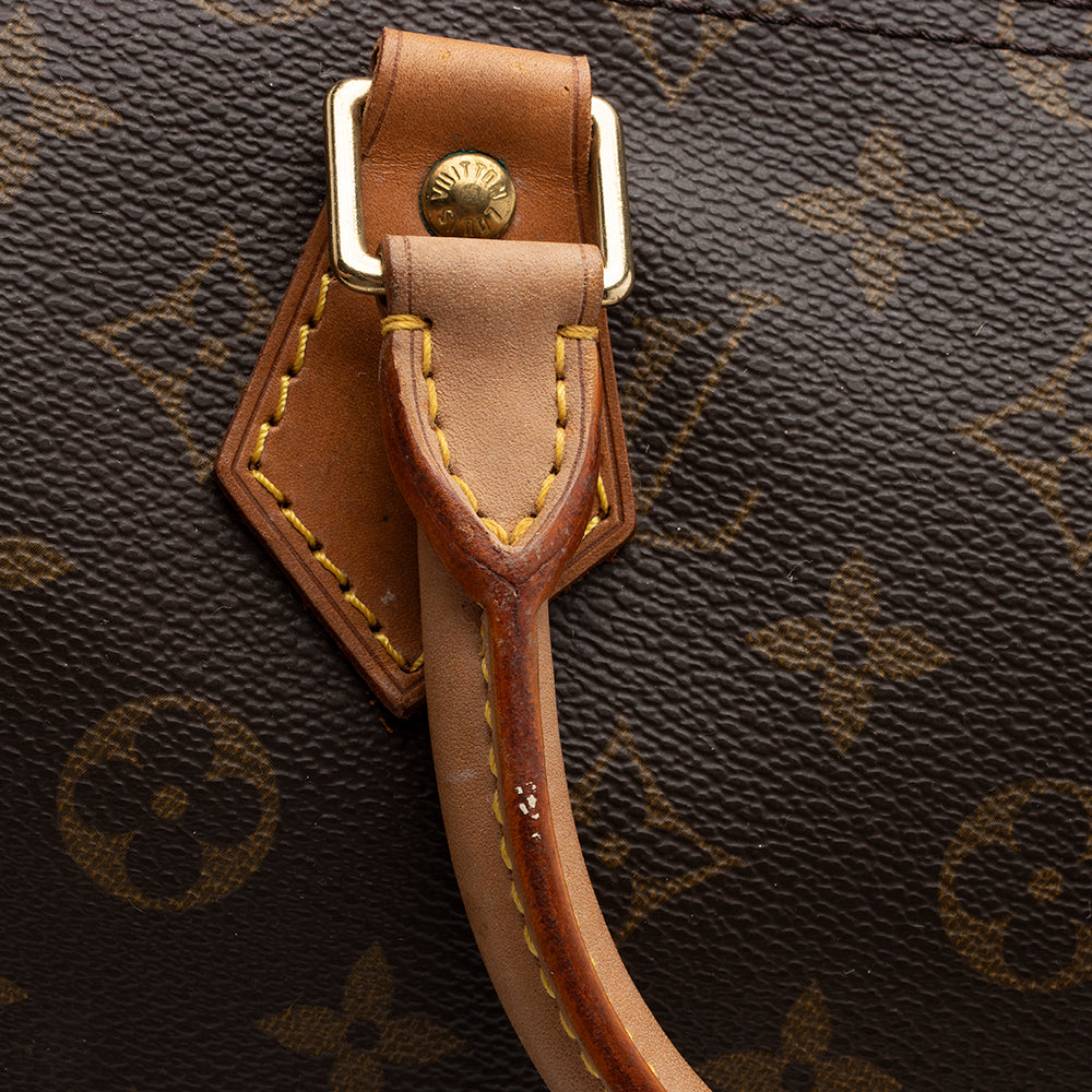 Louis Vuitton Vintage Monogram Canvas Speedy 35 Satchel (SHF-16148)