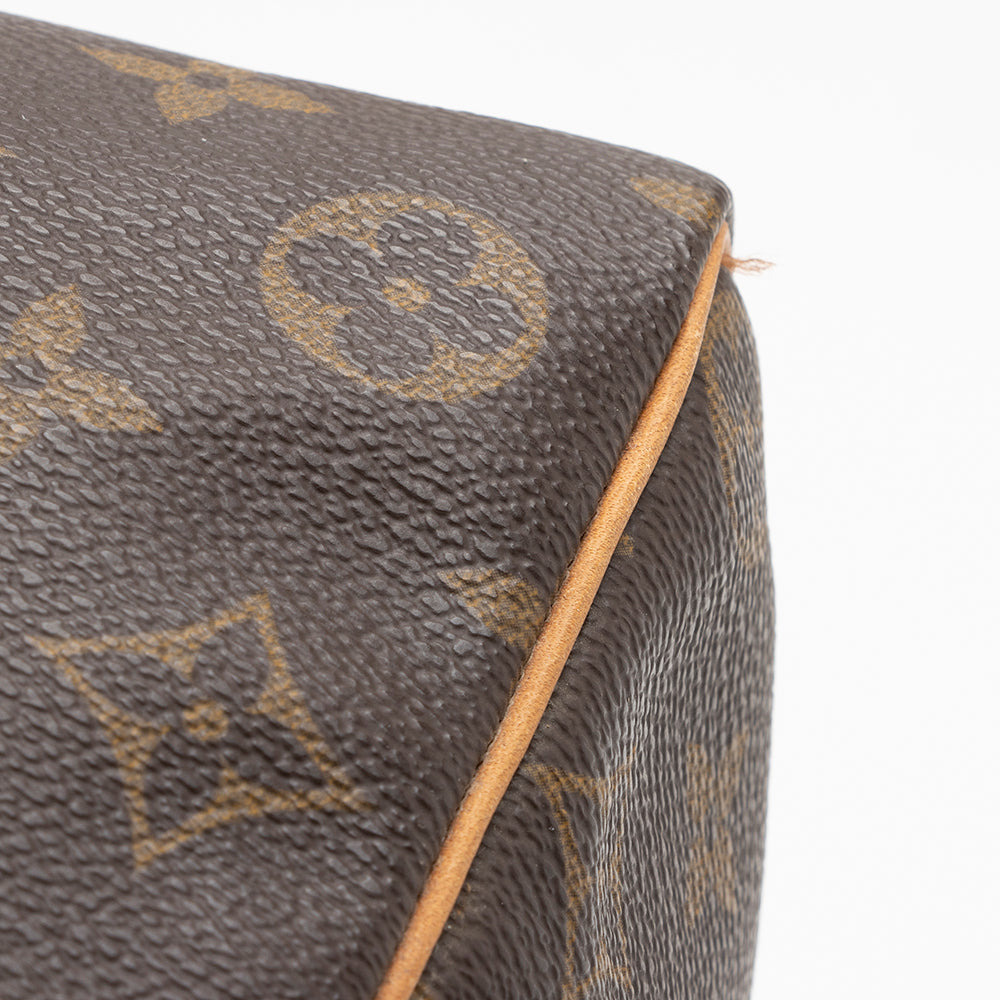 Louis Vuitton Vintage Monogram Canvas Speedy 35 Satchel (SHF-16148)