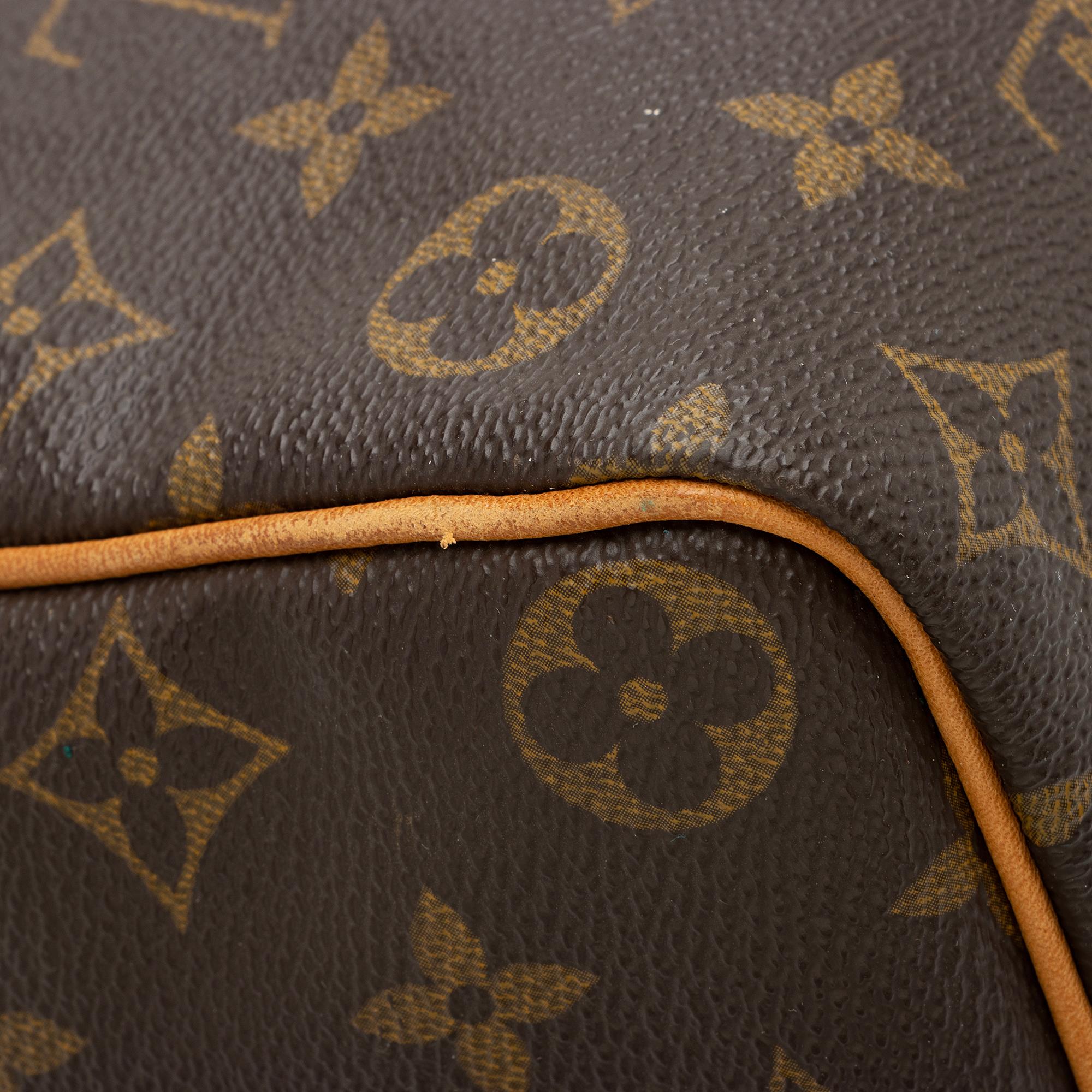 Louis Vuitton Vintage Monogram Canvas Speedy 35 Satchel (SHF-H4SBBN)