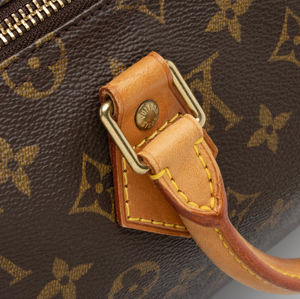 Louis Vuitton Vintage Monogram Canvas Speedy 35 Satchel (SHF-H4SBBN)