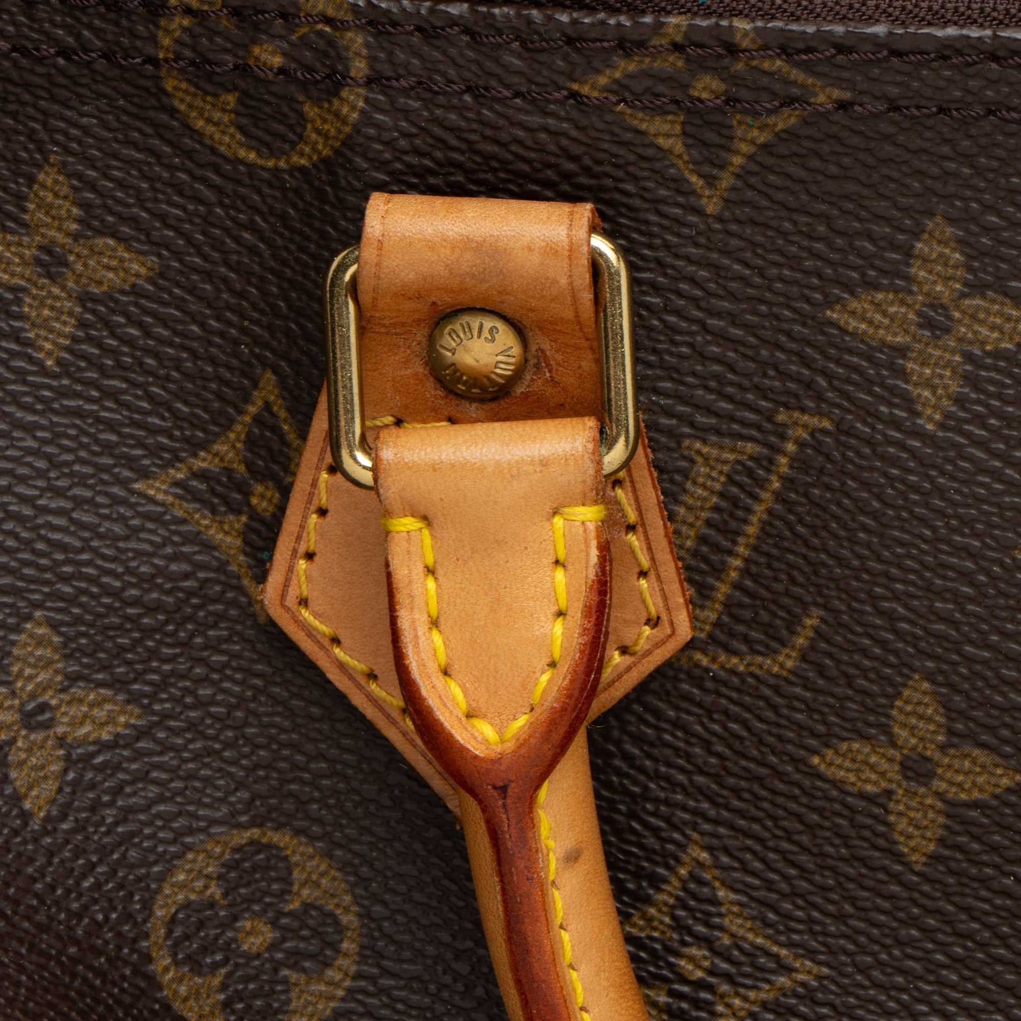 Louis Vuitton Vintage Monogram Canvas Speedy 35 Satchel