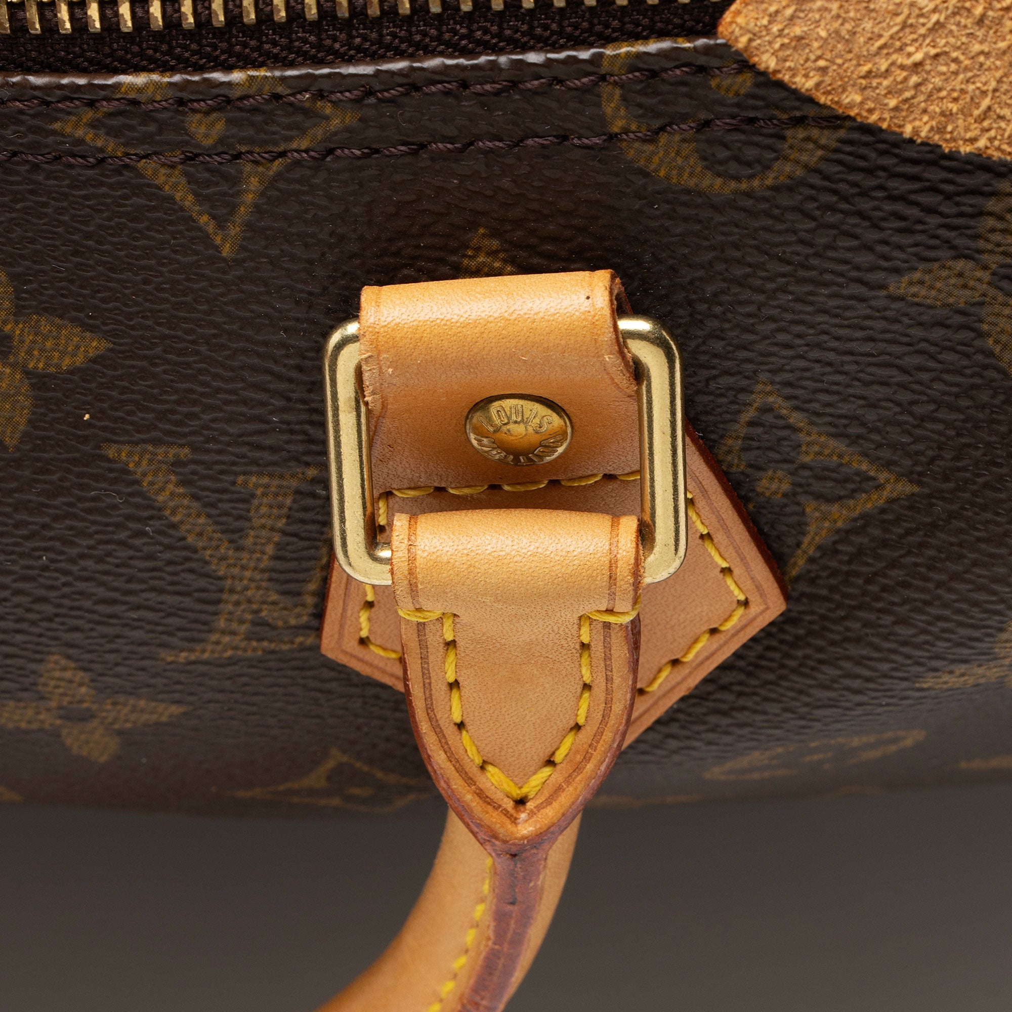 Louis Vuitton Vintage Monogram Canvas Speedy 35 Satchel