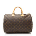 Louis Vuitton Vintage Monogram Canvas Speedy 35 Satchel