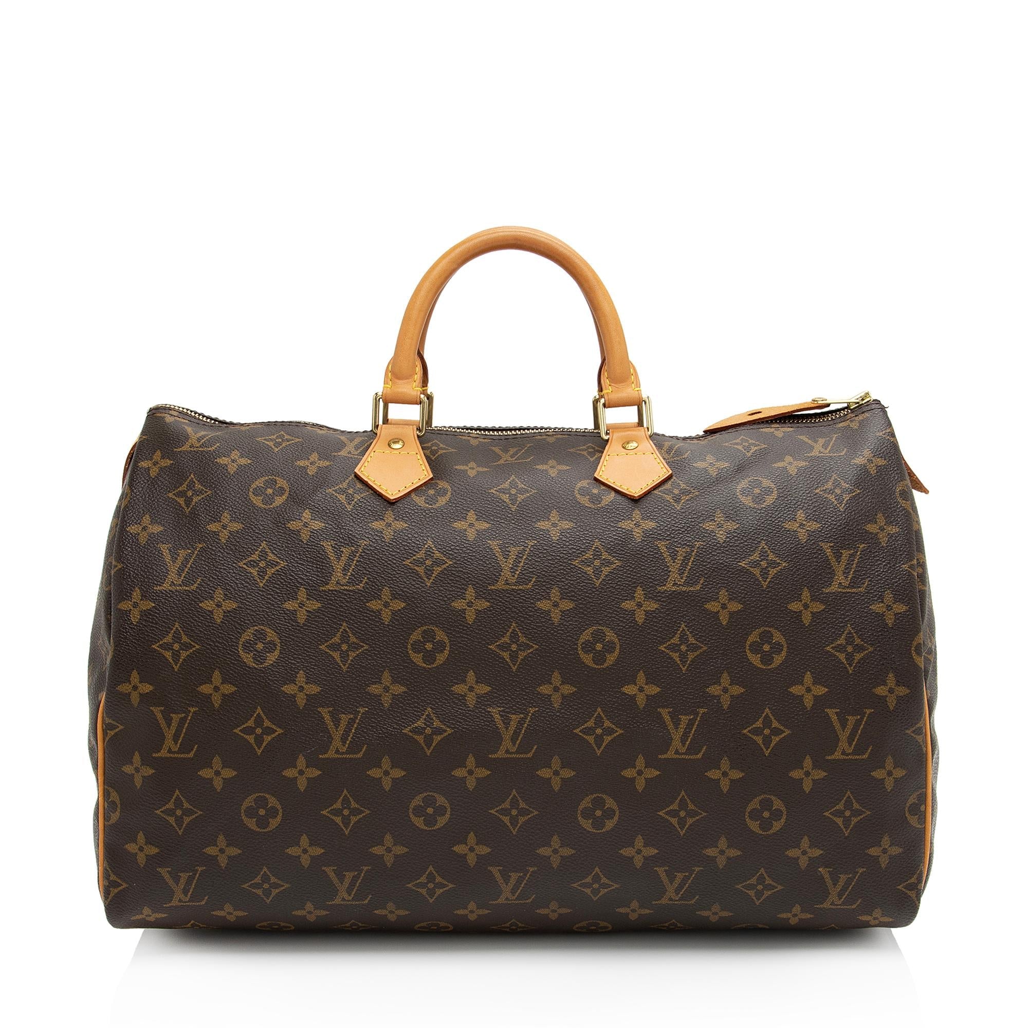 Louis Vuitton Vintage Monogram Canvas Speedy 40 Satchel (SHF-rntbZz)