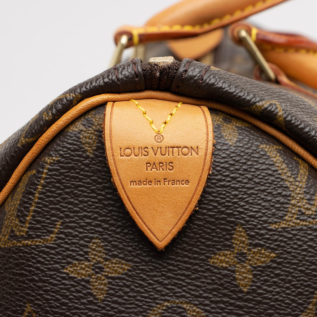 Louis Vuitton Vintage Monogram Canvas Speedy 40 Satchel (SHF-rntbZz)