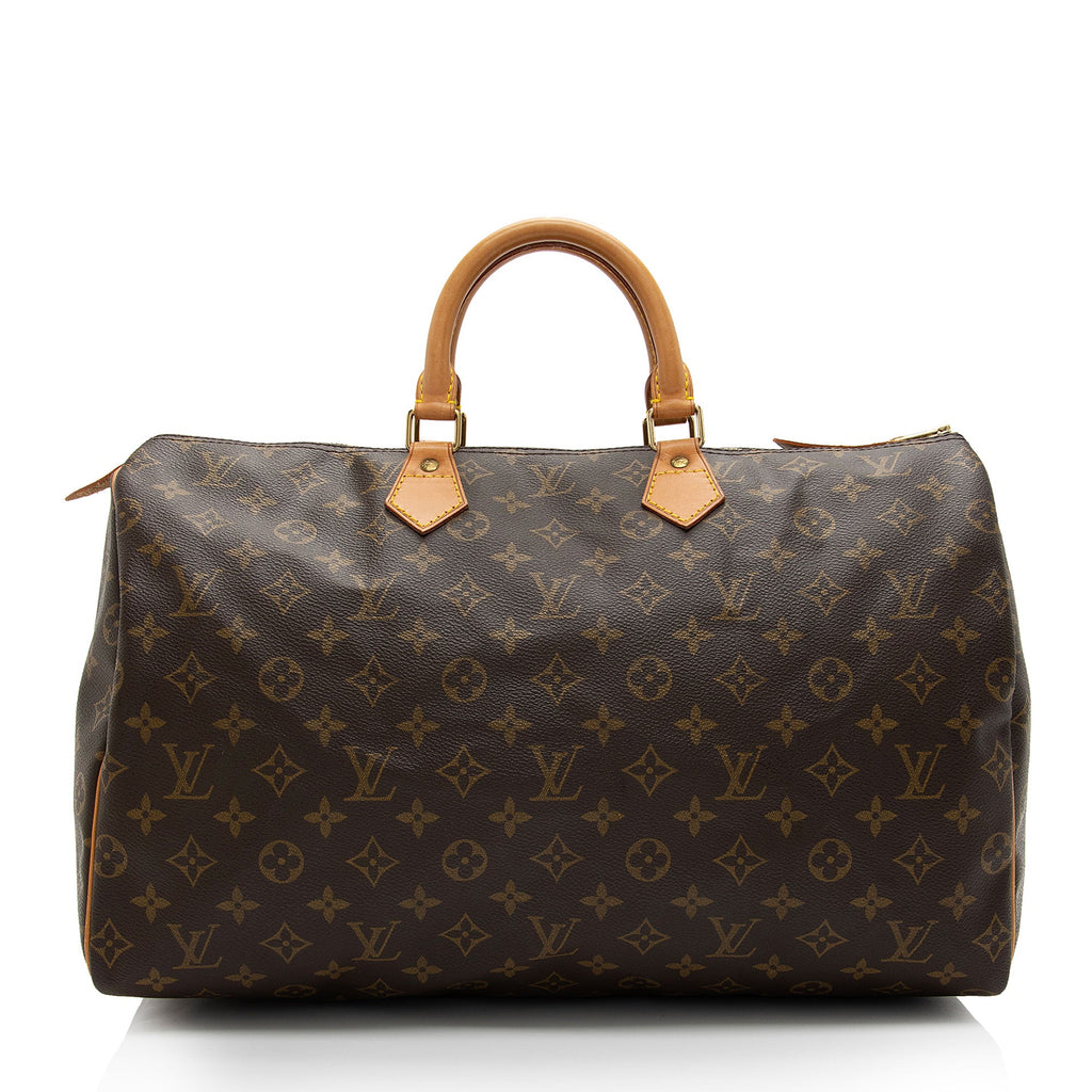 Louis Vuitton Vintage Monogram Canvas Speedy 40 Satchel (SHF-x3wid7)