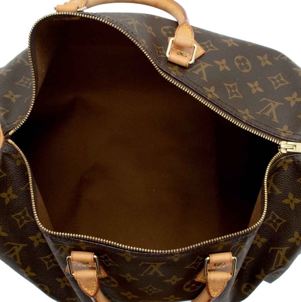 Louis Vuitton Vintage Monogram Canvas Speedy 40 Satchel (SHF-eyYBWC)