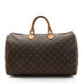 Louis Vuitton Vintage Monogram Canvas Speedy 40 Satchel (SHF-PeBLMa)
