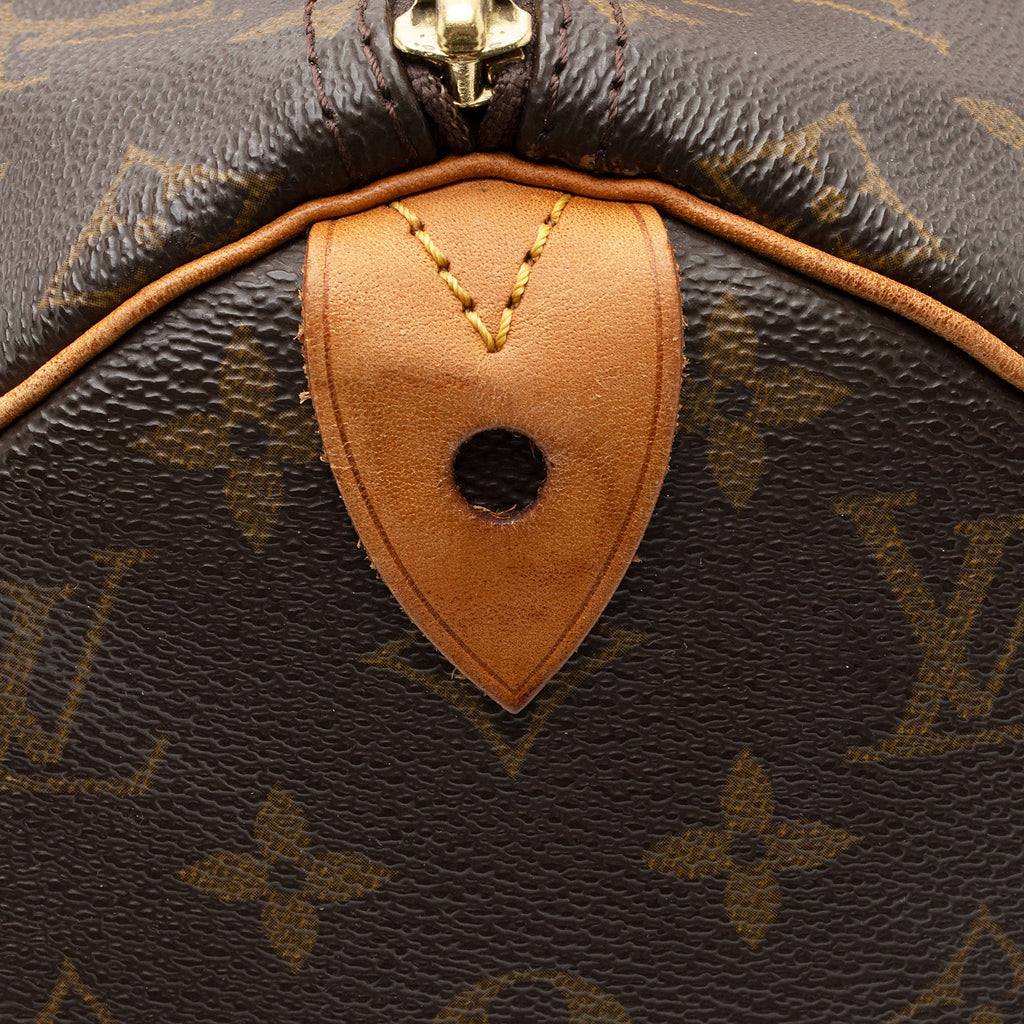 Louis Vuitton Vintage Monogram Canvas Speedy 40 Satchel (SHF-dm0aU9)
