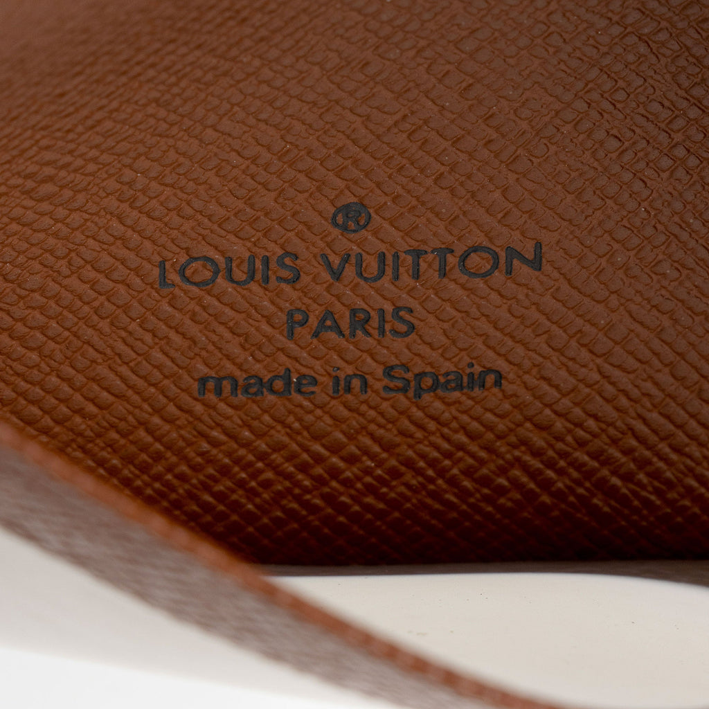 Louis Vuitton Vintage Monogram Canvas Two Card Holder Wallet