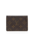 Louis Vuitton Vintage Monogram Canvas Two Card Holder Wallet