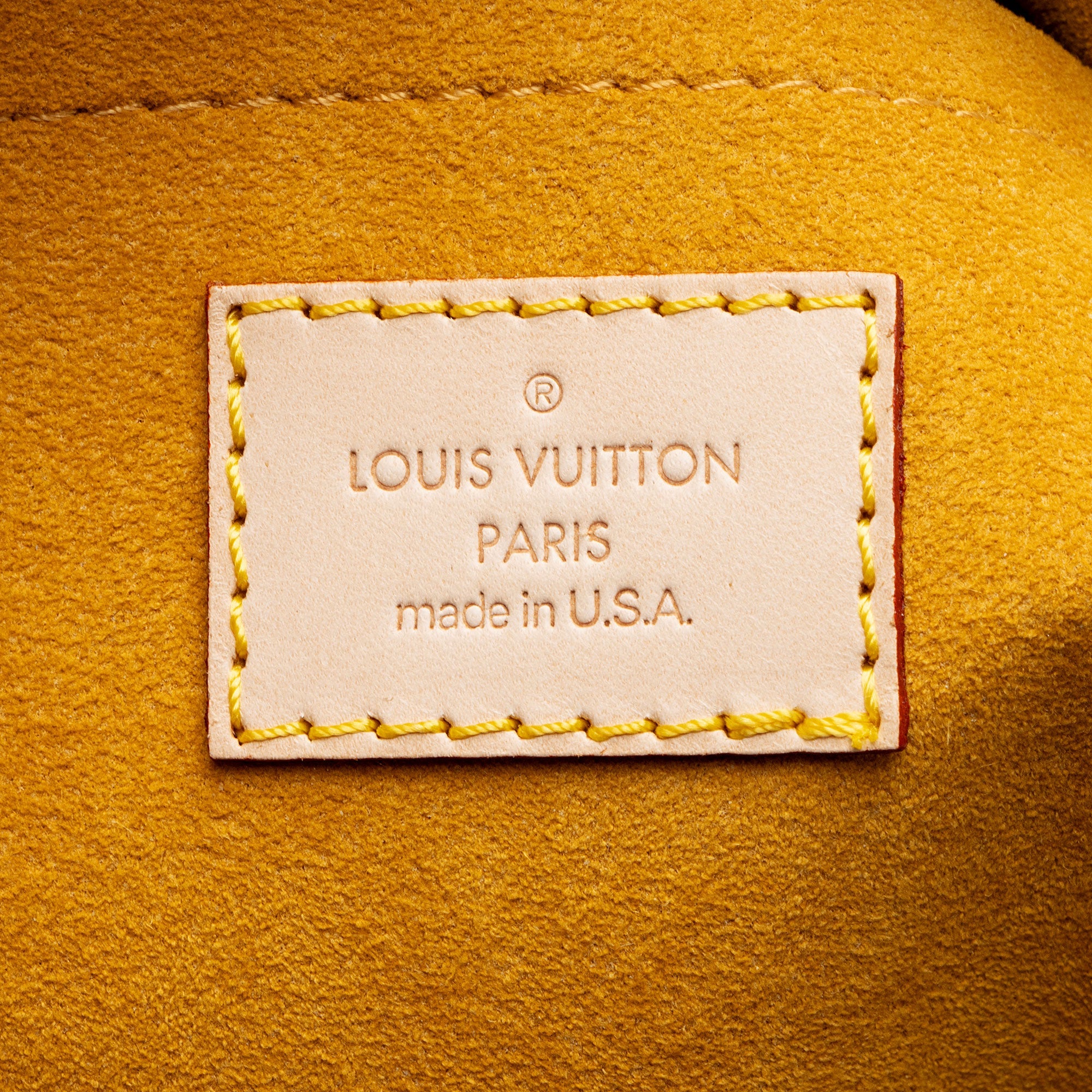 Louis Vuitton Vintage Monogram Denim Baggy GM Shoulder Bag