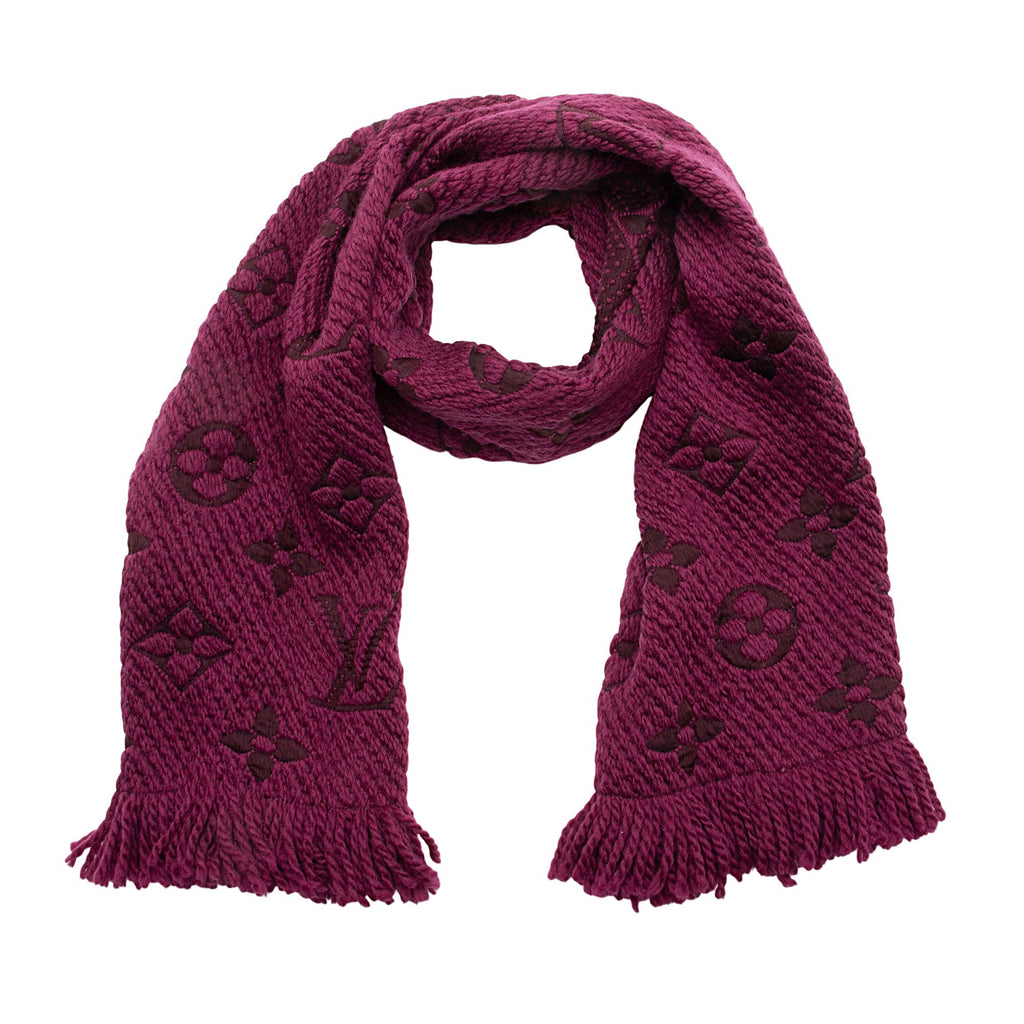 Louis Vuitton Wool Silk Logomania Scarf