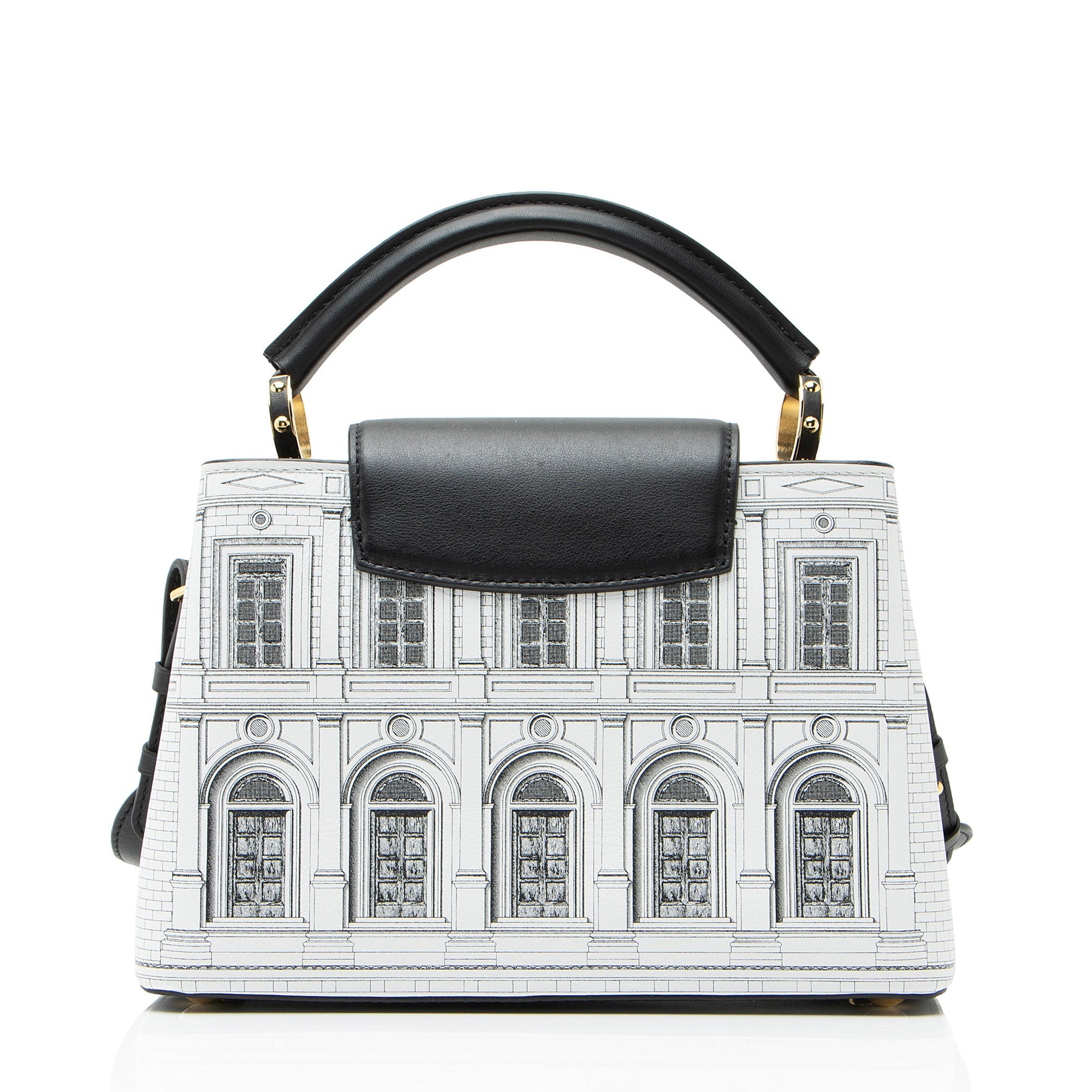 Louis Vuitton x Fornasetti Calfskin Architettura Capucines BB Bag