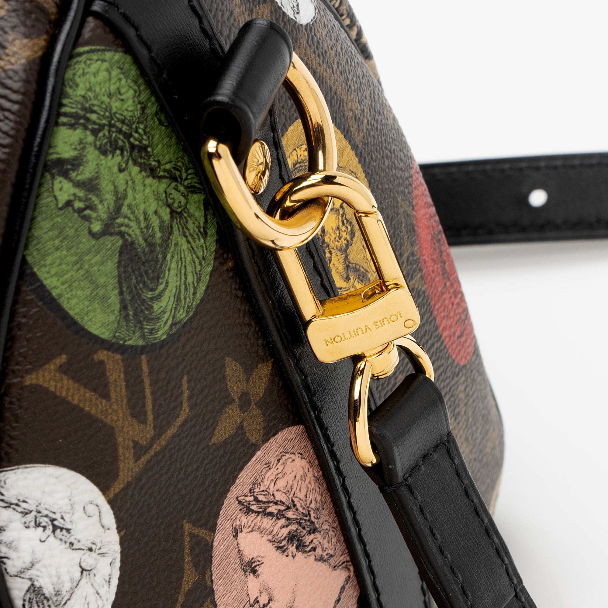 Louis Vuitton x Fornasetti Monogram Cameo Canvas Speedy Bandouliere 25 Satchel (SHF-GXLt9L)