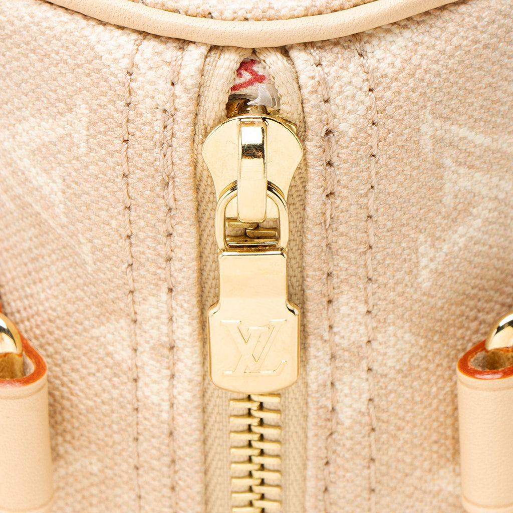Louis Vuitton x Grace Coddington Meowgram Canvas Speedy Bandouliere 20 Satchel