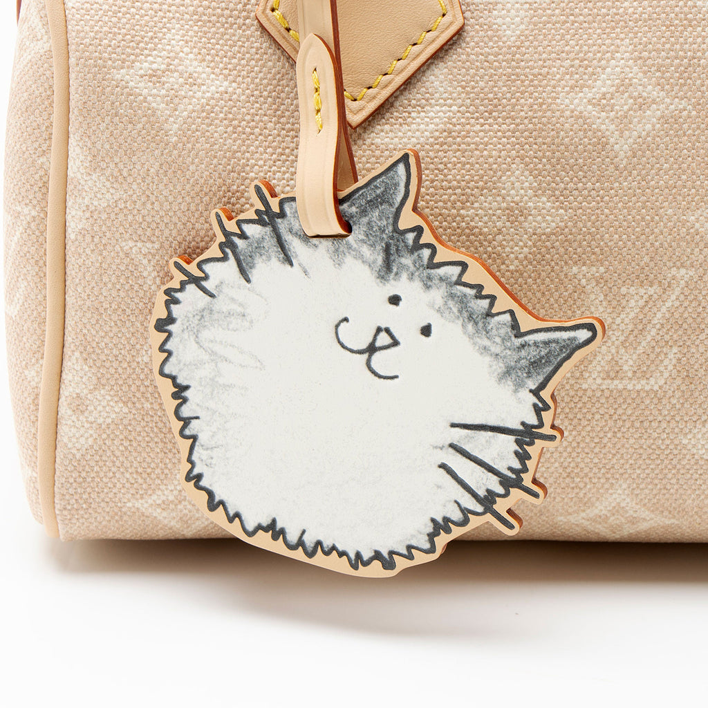 Louis Vuitton x Grace Coddington Meowgram Canvas Speedy Bandouliere 20 Satchel