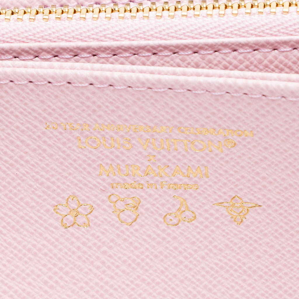 Louis Vuitton x TM Monogram Canvas Cherry Blossom Zippy Wallet