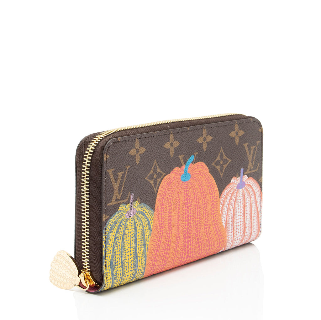 Louis Vuitton x YK Monogram Canvas Pumpkin Zippy Wallet