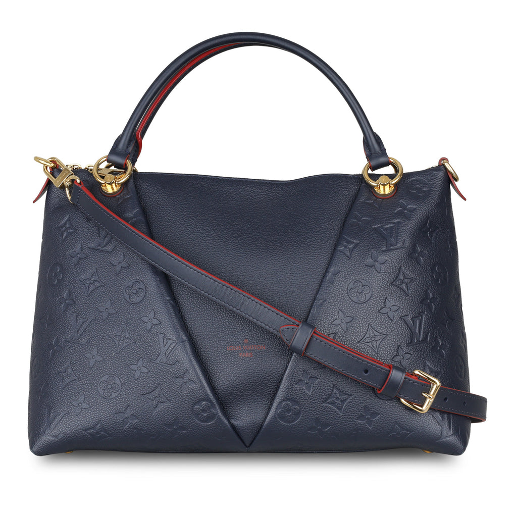 Louis Vuitton V Tote - Navy Empreinte