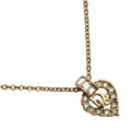 Dior Logo Heart Necklace