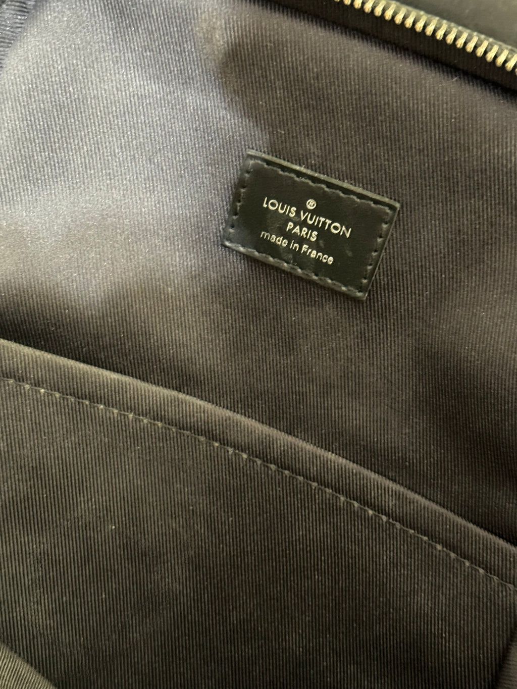 LOUIS VUITTON AVENUE BLACK CHECKERED BACKPACK