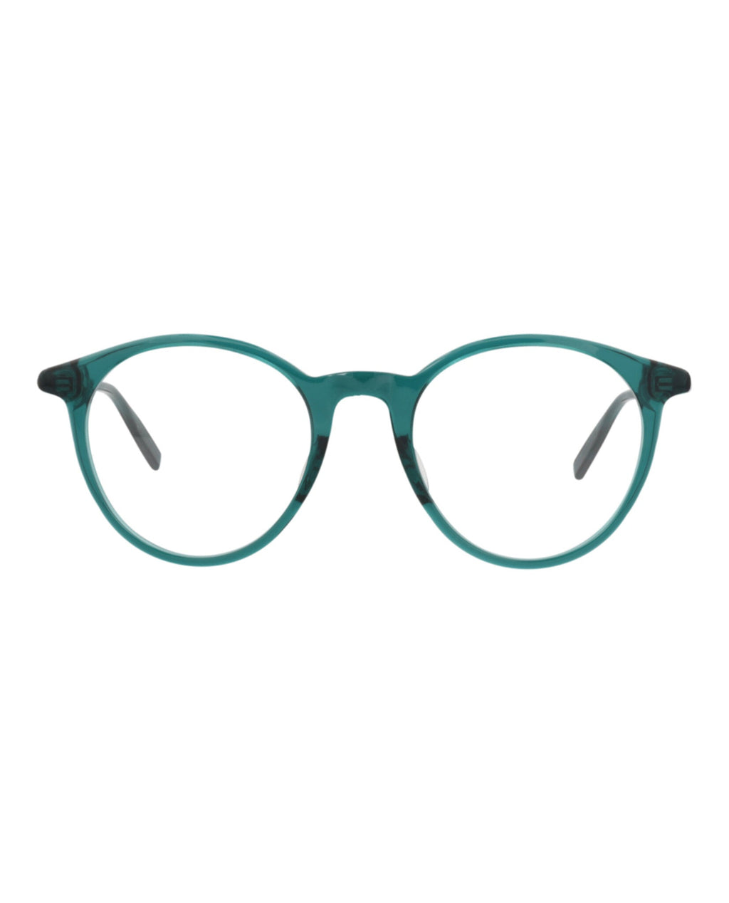 Montblanc Mens Round/Oval Green Green Transparent Fashion Designer Eyewear