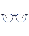 Montblanc Mens Square/Rectangle Blue Blue Transparent Fashion Designer Eyewear