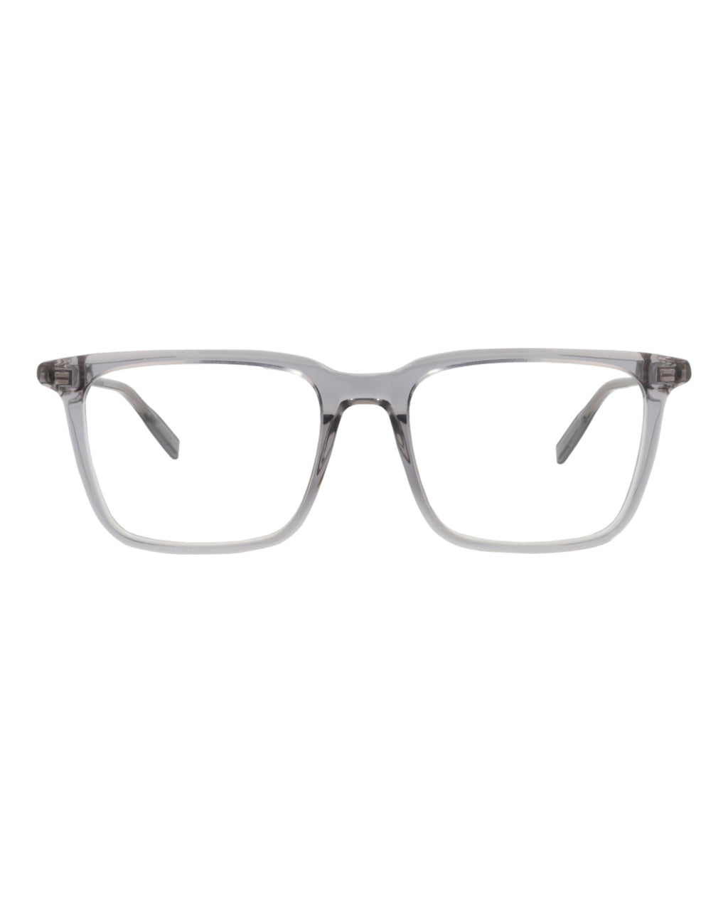 Montblanc Mens Square/Rectangle Grey Grey Transparent Fashion Designer Eyewear