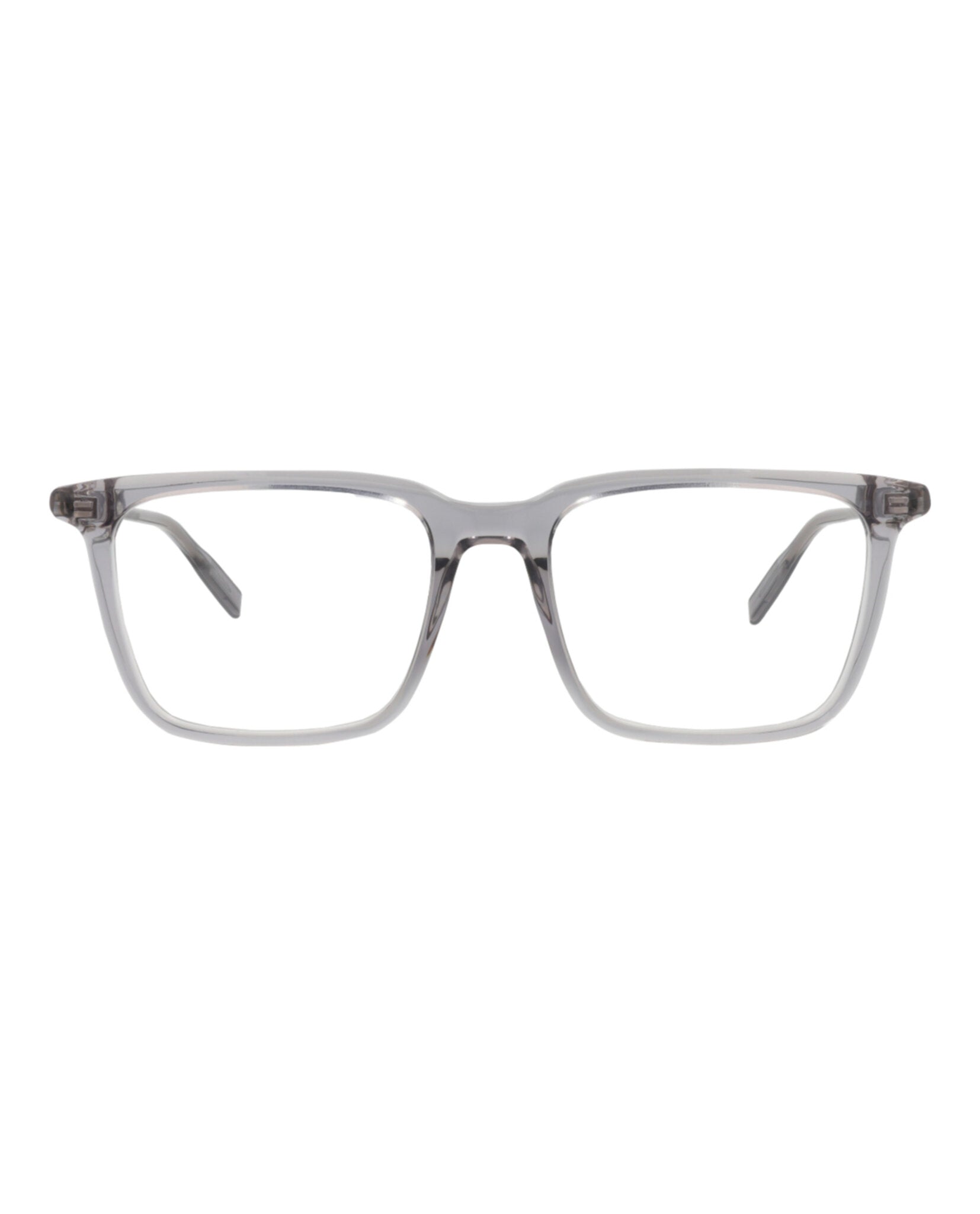 Montblanc Mens Square/Rectangle Grey Grey Transparent Fashion Designer Eyewear