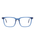 Montblanc Mens Square/Rectangle Blue Blue Transparent Fashion Designer Eyewear