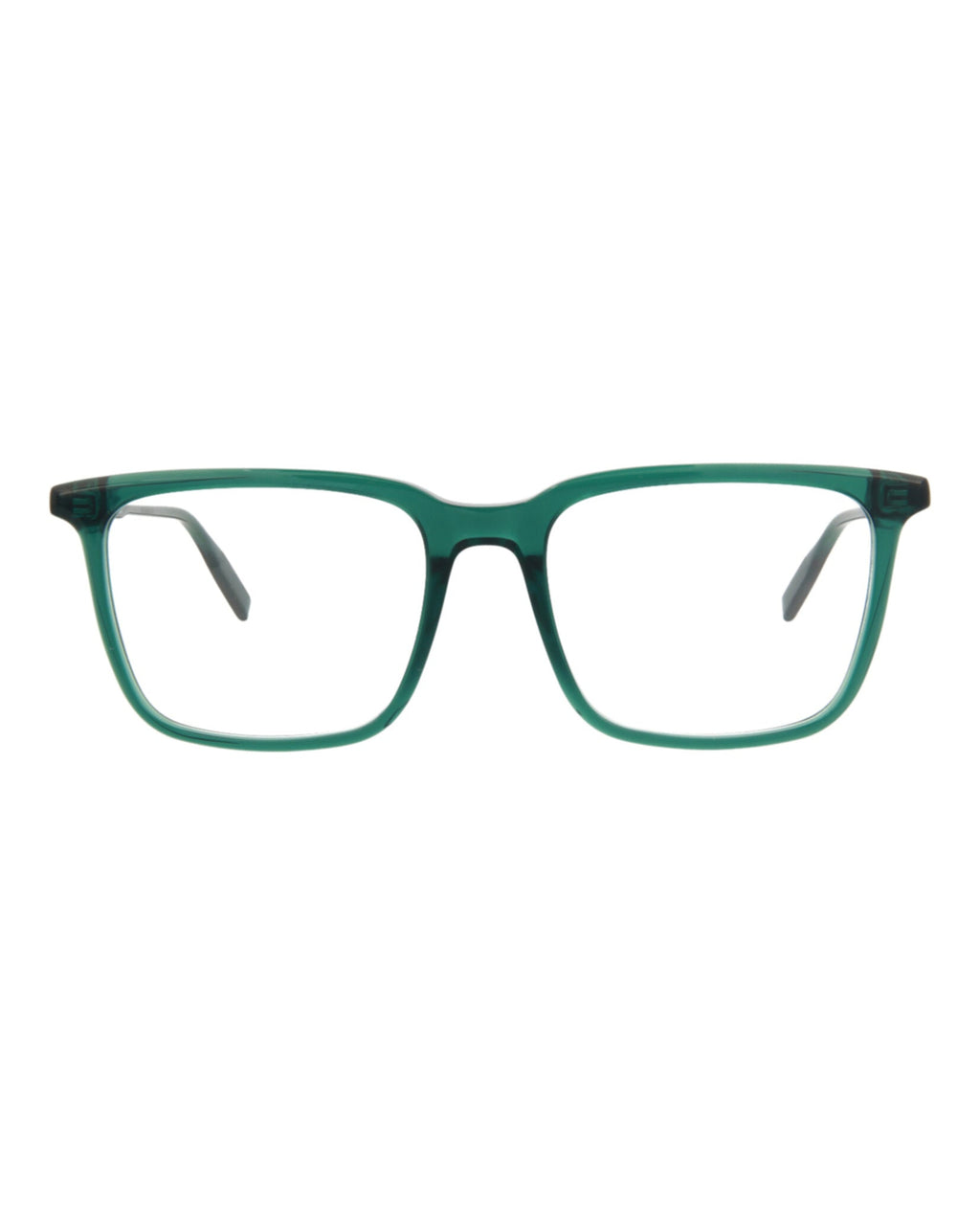 Montblanc Mens Square/Rectangle Green Green Transparent Fashion Designer Eyewear
