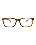 Montblanc Mens Square/Rectangle Havana Ruthenium Transparent Fashion Designer Eyewear