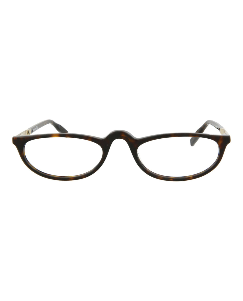 Montblanc Mens Square/Rectangle Havana Gold Transparent Fashion Designer Eyewear