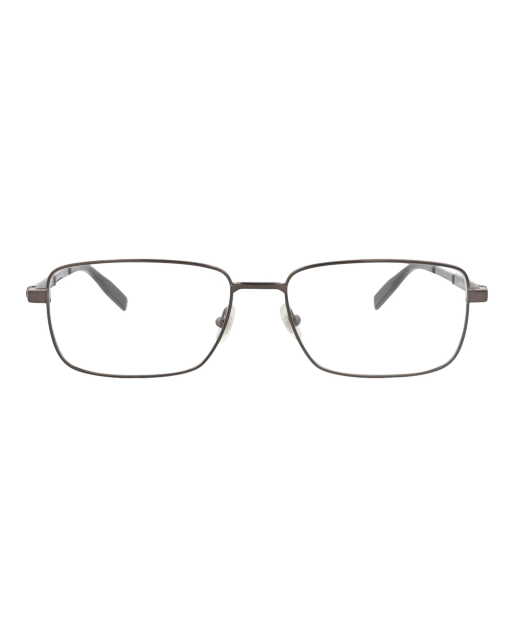 Montblanc Mens Square/Rectangle Ruthenium Ruthenium Transparent Fashion Designer Eyewear