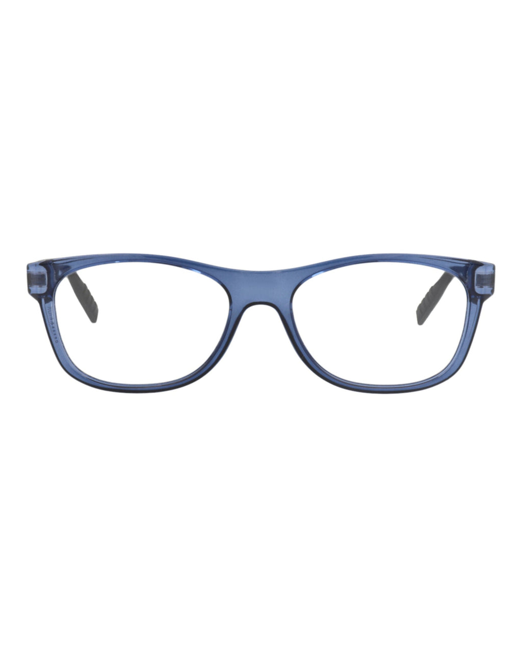 Montblanc Mens Square/Rectangle Blue Black Transparent Fashion Designer Eyewear