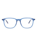 Montblanc Mens Square/Rectangle Blue Blue Transparent Fashion Designer Eyewear